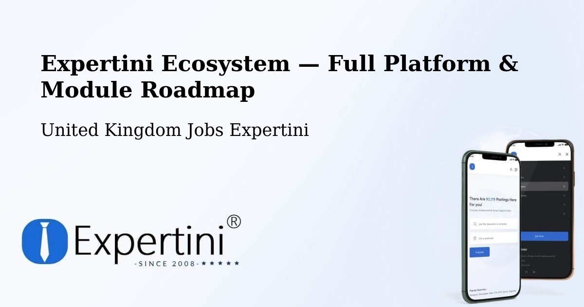 Expertini Ecosystem — Full Platform & Module Roadmap – Usk